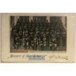 India – c1900 Original postcard body guards of the nizam of Hyderabad. Souvenir of East Indies.