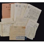 France – Selection of Early Hand Written Letters various content, some with Timbre Royal Stamps,