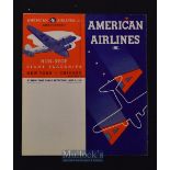 American Airlines 1936 Publication - An 8 page publication advertising their then new Douglas (