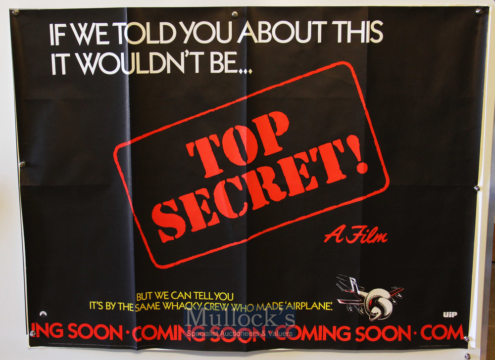 Original Movie/Film Poster Selection including Top Secret!, Absolute Beginners, Hammet and The - Image 3 of 4