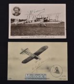 Aviation Autograph – Alfred Leblanc Signed Postcard a French pioneer of aviation, inscribed to the