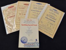 L.M.S, L.N.E.R and B.R Railway Excursion Handbills for Sporting Events including 1935 King v