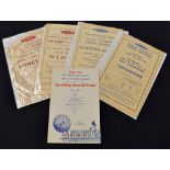 L.M.S, L.N.E.R and B.R Railway Excursion Handbills for Sporting Events including 1935 King v