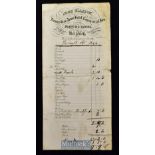 Coaching Inn Printed Bill - Devonshire Arms & Posting Inn, Keighley 1844 Printed bill with