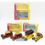 Matchbox Diecast Lesney Models of Yesteryear Y5 1907 Peugeot, Y6 1913 Cadillac plus 2x Y8 1914 Stutz