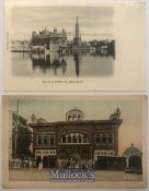 India & Punjab – c1900 Golden Temple Original postcards (2) of the Sikhs holiest shrines golden