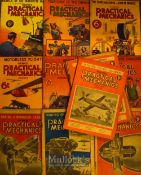 Practical Mechanic Magazine 1930s/40s Selection by Newnes with various issues, condition varies A/