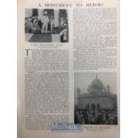 India & Punjab – Opening of Saragarhi Gurdwara fine vintage full page original newspaper article