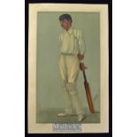 India - Ranji 1897 Vanity Fair colour print measures 23x38cm approx ready to frame