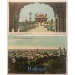 India & Punjab – c1900 Golden Temple Original postcards (2) views of the Sikhs holiest shrines