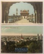 India & Punjab – c1900 Golden Temple Original postcards (2) views of the Sikhs holiest shrines