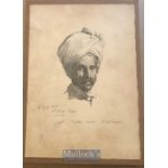 India – WWI Original Folio sized lithograph from ‘Our British & Indian troops in northern France’ by