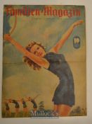 WWII 1941 ‘Familien Magazin’ printed Berlin, dated 6 June 1941 with large female content, in German,