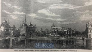 India & Punjab – Gateway & Tank Amritsar original engraving from The ILN titled ‘Sacred Tank, and