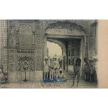 India & Punjab – Fakir at Golden Temple, Amritsar original antique postcard showing a fakir standing