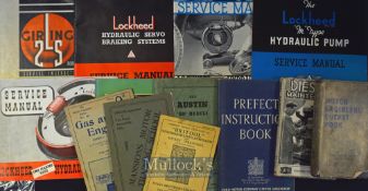 Selection of Early Motoring Manuals to include The model engineer Gas and Oil Engines No 26 12th ed,