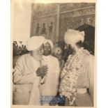 India - Original photo WWII of Naik Nand Singh Victoria cross VC of 11th Sikh regiment - Pasted note