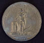 Napoleonic Wars - Bethnal Green Volunteer Infantry 1814 Large impressive Victory Medallion