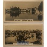India - Original set of real photo collectible cigarette cards of views of the holiest Sikh shrine