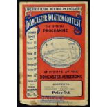 Aviation - Doncaster Aviation Contest “The First Flying Meeting In England” October 1909 - An 8 page