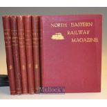 North Eastern Railway Magazine Volumes 1-6 - Vol I begins 1912, running through to 1916 Vol VI all