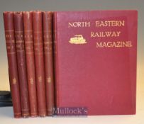 North Eastern Railway Magazine Volumes 1-6 - Vol I begins 1912, running through to 1916 Vol VI all