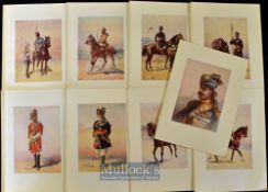 India & Punjab - Nine original colour plates from The Armies of India 1911 painted by Major A.C.