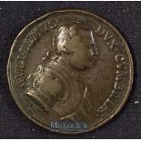 Covent Garden, Theatre Royal, Gallery Token 1746 The First Theatre. Obverse; The Duke of Cumberland.