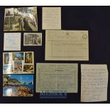 Dame Gracie Fields (1898-1979) Signed letters and Photographs and Postcards to include a hand