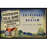 Ideal Home Exhibition Catalogue Olympia March 1949 An extensive 260 page catalogue listing the 450