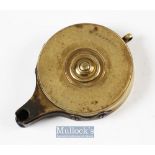 19th century W Bartram Brass Percussion Cap Capper name stamped to top, length 7.5cm.