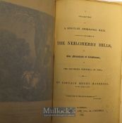 The Neilgherry Hills 1832 Book - A Description Of A Singular Aboriginal Race Inhabiting The Summit