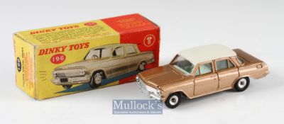 Dinky Toys 196 Holden Special Sedan Car in metallic brown with pale green interior, in maker's