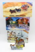 Matchbox Special Edition Models of Yesteryear Heritage Horse Drawn Carriages Wells Fargo