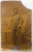 India & Punjab – Sikh Officer of Jind State Cabinet Card A fine original antique very large