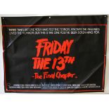 Original Movie/Film Poster Friday 13th Part V A New Beginning and Friday 13th The Final Chapter