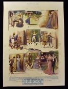 India - c1900 He, She and The Cockatoo: A Tale of a Dust-Storm in India colour print measures