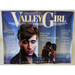 Original Movie/Film Poster Selection including The Karate Kid, Romancing The Stone, Valley Girl