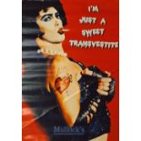 I'm Just a Sweet Transvestite' Poster measures 60x84cm plus Rocky Horror measures 60x84cm and The