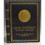 Zeppelin - Denkmal, fur das Deutsche Volk’ Prof. Dr. Ludwig Fischer, ND - A very imposing large Book