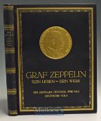 Zeppelin - Denkmal, fur das Deutsche Volk’ Prof. Dr. Ludwig Fischer, ND - A very imposing large Book