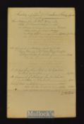 Manuscript headed ‘Securities in possession of Donaldson & Glenny Assignable’ C.1802 - single