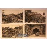 India - Original set of 14x postcards of Simla, India by Thacker Spink & co views include library,