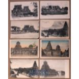 India - Collection of 8x postcards of Tanjore, India - Views of Hindu temples & monuments plus more.