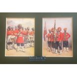 India - Original prints of 15th Ludhiana Sikhs & 45th Rattray Sikhs mounted in acid free board.