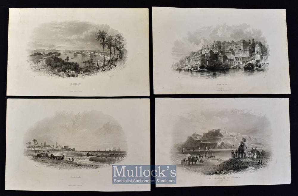 India - c1860 Eight steel engravings depicting various scenes such as Sir Charles Napier Pursuing - Image 2 of 2