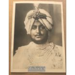 India - Original Photo of the Maharaja of Patiala Bhupinder Singh, Savoy hotel London England.