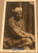 Rare Original Postcard of Sikh prisoners - WWI German propaganda postcard of A captured Sikh soldier