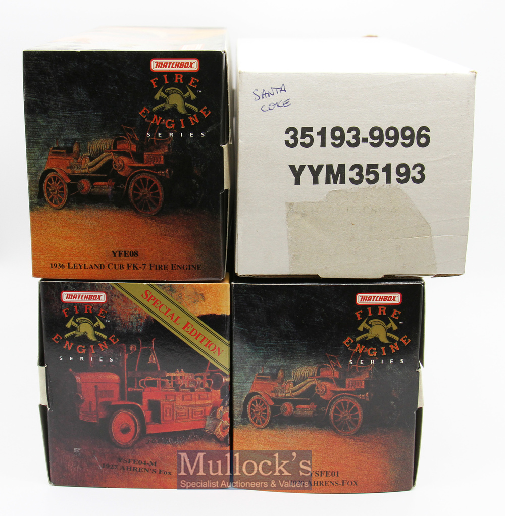 Matchbox Diecast Models of Yesteryear Fire Engine Series YSFE01 1930 Ahren's Fox, together with - Image 2 of 2