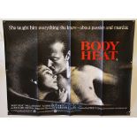 Original Movie/Film Poster Selection including Fame, Legal Eagles, Volunteers and Body Heat measures